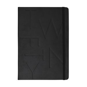 kikki.K 2020 A4 Bonded Leather Weekly Diary Jet Black