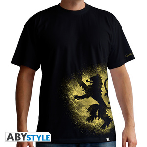 Abystyle Game Of Thrones Lannister Spray Black Men's T-Shirt