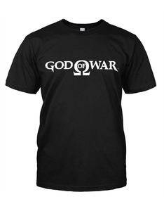 Hybris God Of War Logotype Black Men's T-Shirt