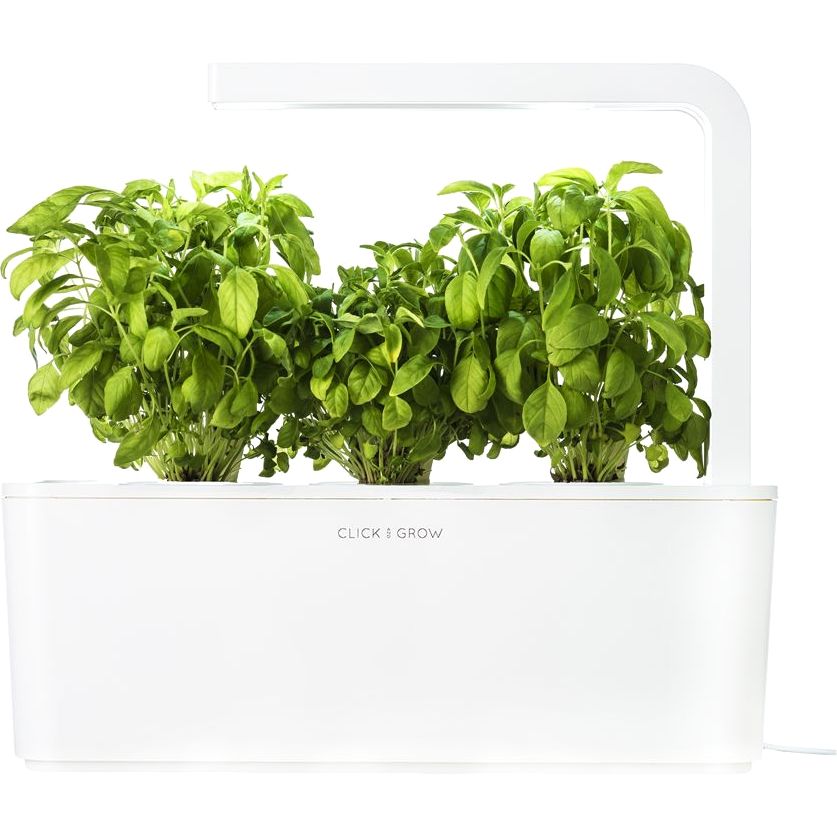 Click & Grow Smart Herb Garden With Lamp White