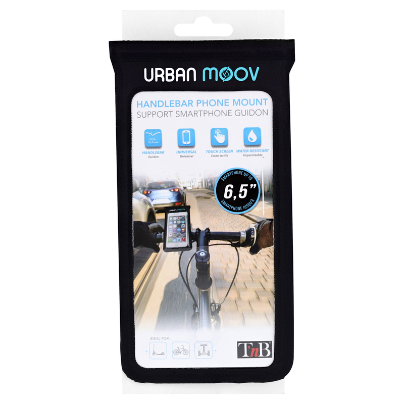 Urban Moov Universal Soft Smartphone Mount Black for Bike