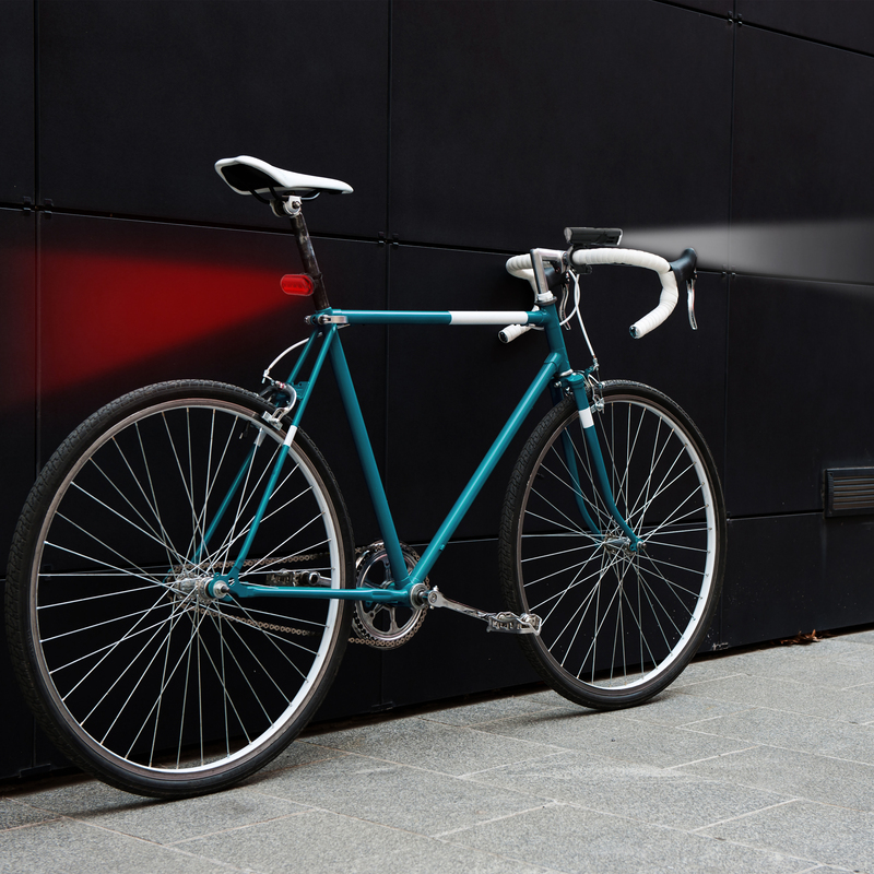 Urban Moov LED Lights Kit Front/Rear Black for Bike