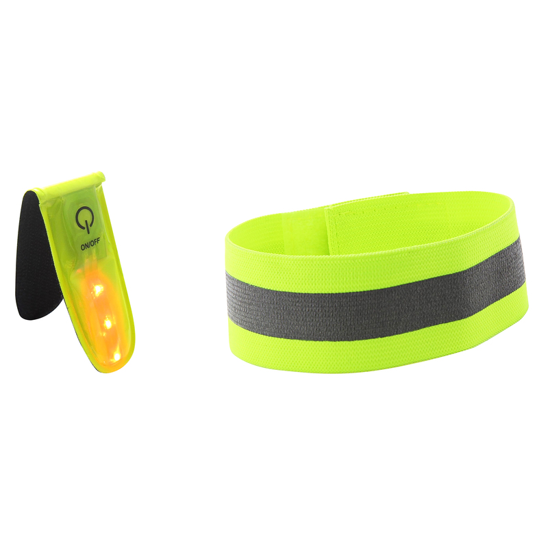 Urban Moov Reflective Safety Signal Kit Armband and LED Clip Yellow