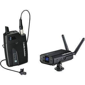 Audio Technica Atw-1701/P1 System 10 Portable Camera Mount With Lapel Mic