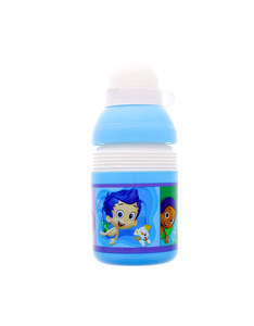 Sharkskinzz Collapsible Pop Up Bottle 18Oz Bubble Guppies 530ml
