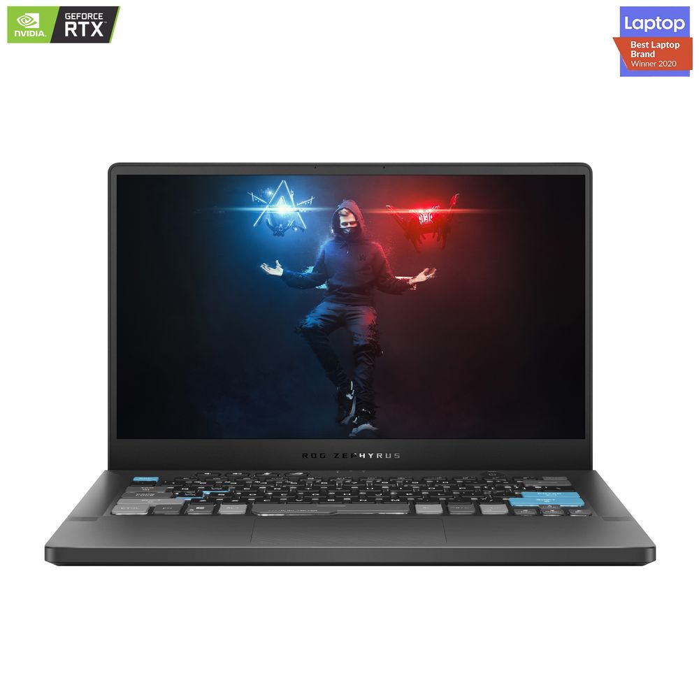 ASUS ROG Zephyrus G14 GA401QEC-K2064T Gaming Laptop R9-5900HS/16GB/1TB SSD/NVIDIA GeForce RTX 3050 Ti 4GB/14 inch WQHD/120Hz/Windows 10 Home/Grey