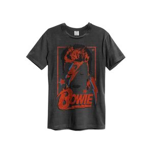 David Bowie Aladdin Sane Anniversary Men's T-Shirt Charcoal