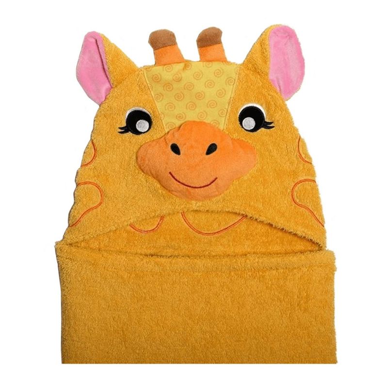Zoocchini Jaime The Giraffe Yellow Bath Towel