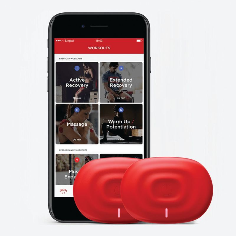 PowerDot 2.0 Uno Red Smart Muscle Stimulator