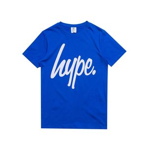 Hype Script Men's T-Shirt Blue/Lilac