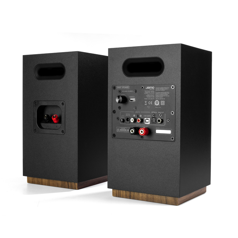 Jamo S 801 PM Powered Monitor Speakers Black (Pair)