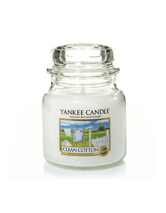 Yankee Candles Clean Cotton Classic Medium Jar Candle