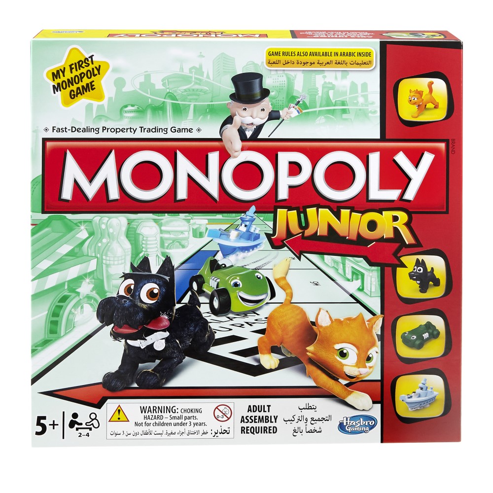 Monopoly Junior Board Game (English/Arabic)