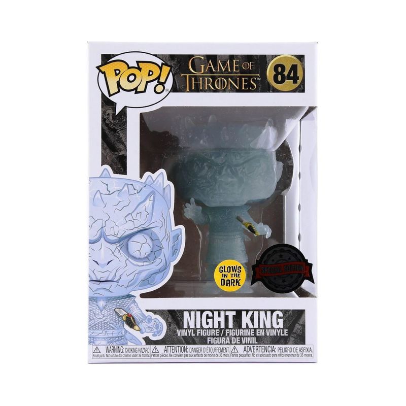 Funko Pop Tv Game of Thrones Crystal Night King with Dagger In Chest Vinyl Figure Exc