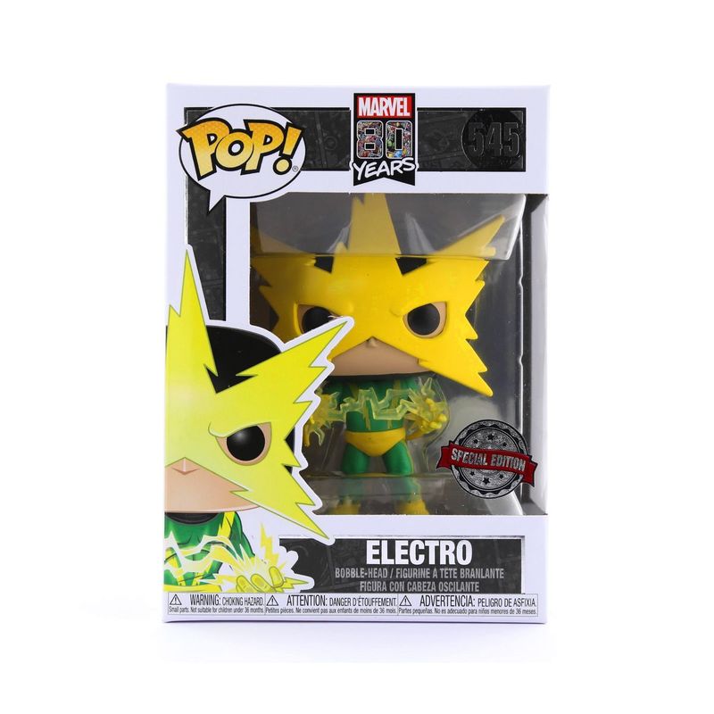 Funko Pop Marvel 80th First Appearance Electro Vinyl Figure