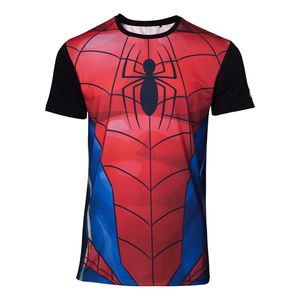 Marvel Sublimated Spider-Man Men's T-Shirt Black