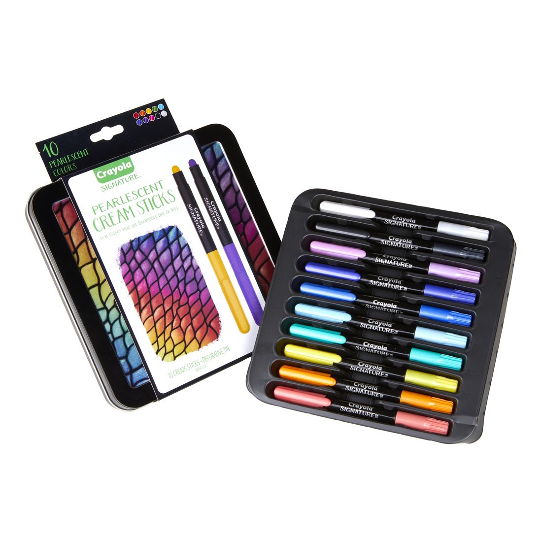 Crayola Signature Pearlescent Gel Sticks (Set Of 10)