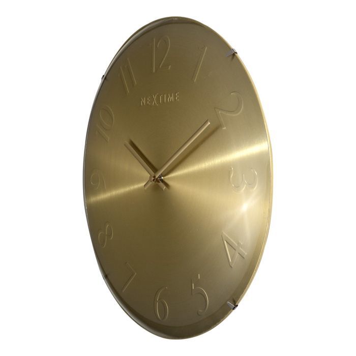 Nextime Elegant Dome Wall Clock Gold