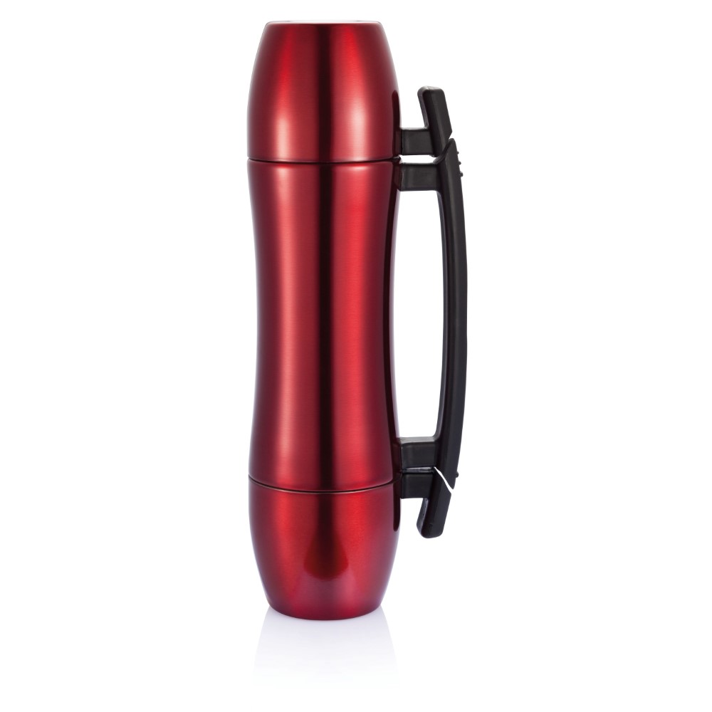 Xd Design Wave Grip Flask With Handle Red