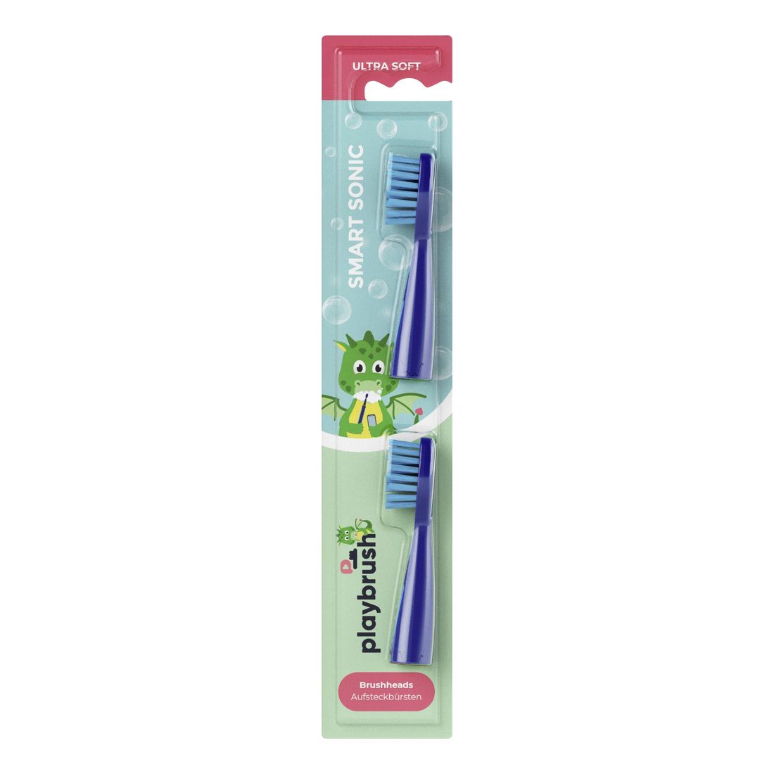 Playbrush Brush Heads for Smart Sonic Toothbrush - Blue