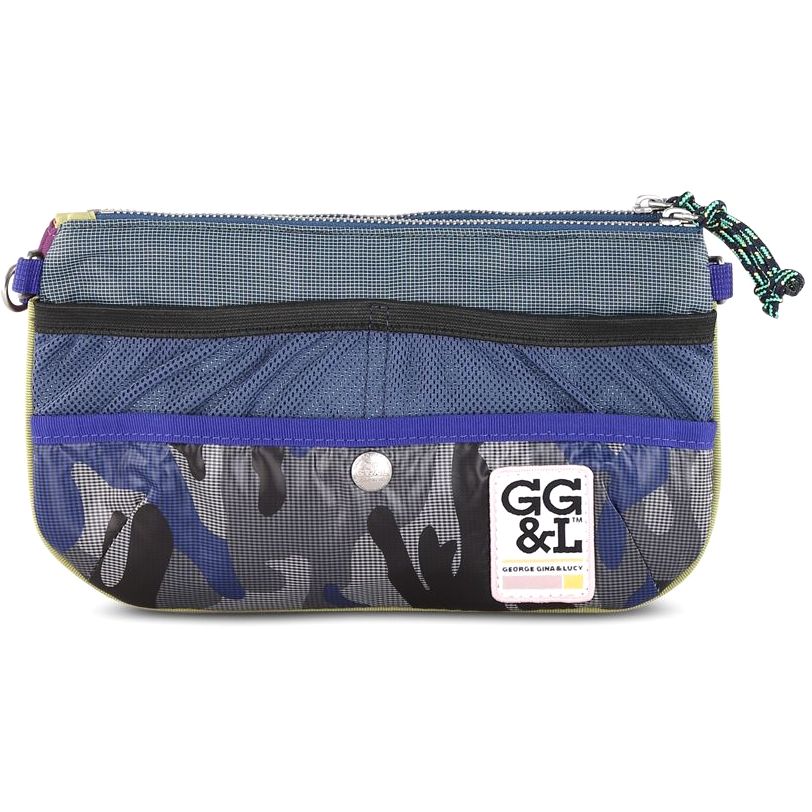 George Gina & Lucy Modern Gravity Little Splitter Circuit Violet Handbag
