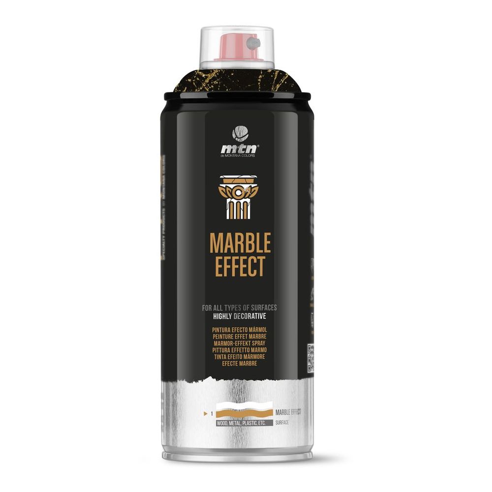 Montana Colors MTN Pro Marble Effect Spray Paint Gold 400ml