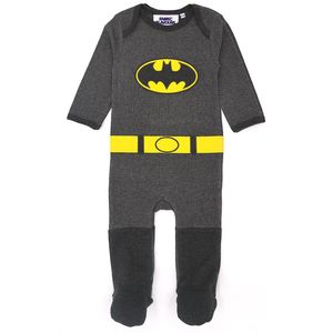 Fabric Flavours Batman All-in-One Baby Babygrow Mid Grey