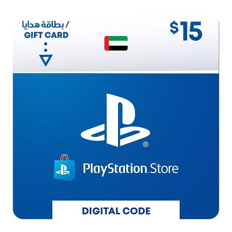 Sony PSN PlayStation Network Wallet Top Up 15 USD - (UAE) (Digital Code)