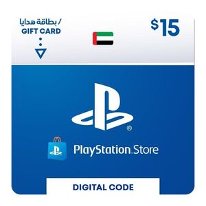 Sony PlayStation Network Wallet Top Up 15 USD - (UAE) (Digital Code)