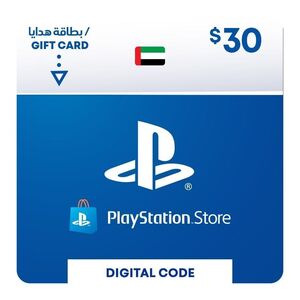 Sony PSN PlayStation Network Wallet Top Up 30 USD - (UAE) (Digital Code)