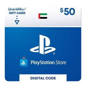 Sony PSN PlayStation Network Wallet Top Up 50 USD - (UAE) (Digital Code)