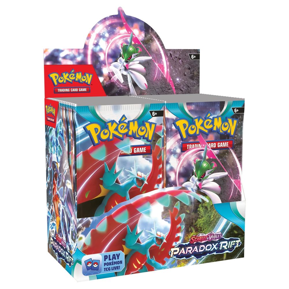 Shop for Pokemon TCG Scarlet & Violet 4 Paradox Rift Booster Box Sealed (Includes 36 Boosters) | Virgin Megastore UAE Shop for Pokemon TCG Scarlet & Violet 4 Paradox Rift Booster Box Sealed (Includes 36 Boosters) | Virgin Megastore UAE