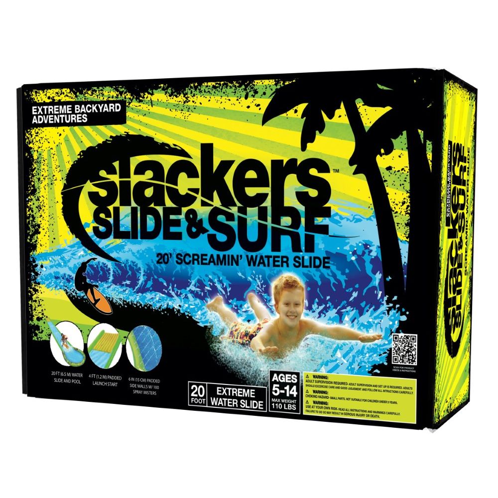 Slackers Screamin 20 Water Slide Multi