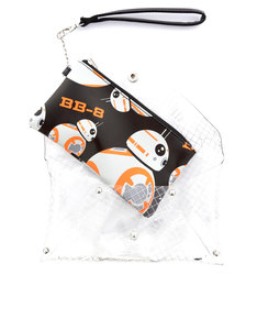 Star Wars Bb-8 Clear Double Pouch