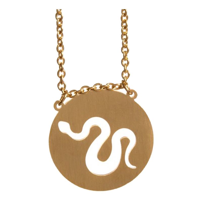 Jaeci Snake Necklace Gold