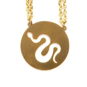 Jaeci Snake Necklace Gold