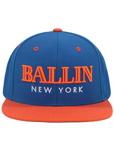 Alex & Chloe Ballin New York Blue/Orange Snapback Cap
