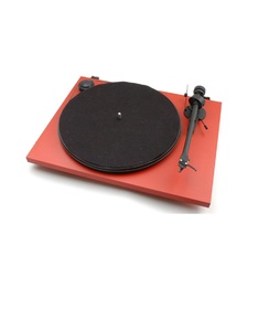 Pro-Ject Essential II Phono USB Belt-Drive Turntable with Ortofon OM5E - Mat Red