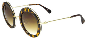 Ego Fashion Sunglasses Oversized Round Women Clear/White/Black