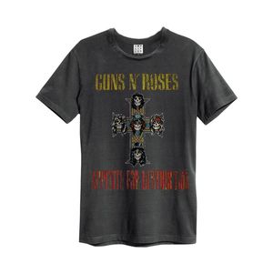 Amplified Guns N Roses Appetite for Men's T-Shirt Charcoal