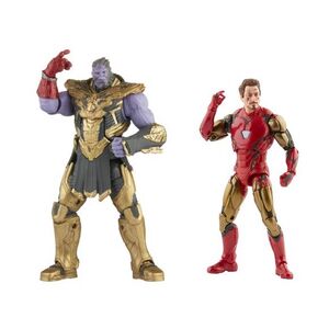 Hasbro Marvel Legends Avengers Endgame Infinity Saga Iron Man & Thanos Action Figure Set 6 Inch