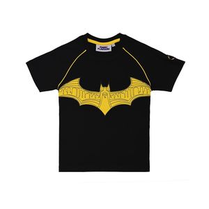 Fabric Flavours DC Comics Batman Emblem Boys T-Shirt Black