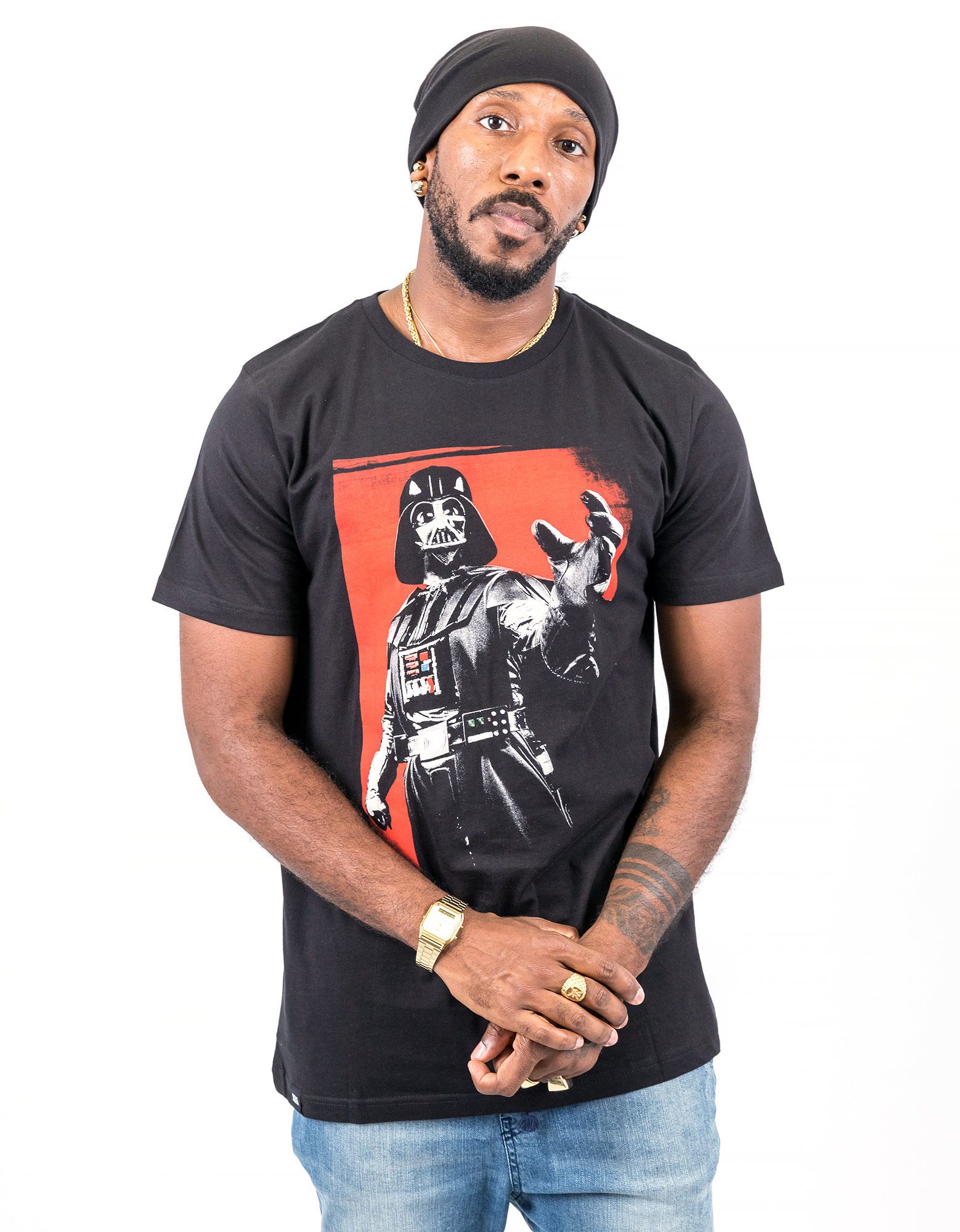 Dedicated Star Wars Vader Men Black T-Shirt M