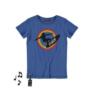 Yporque Surf Kids Tee with Sound Effects High Blue