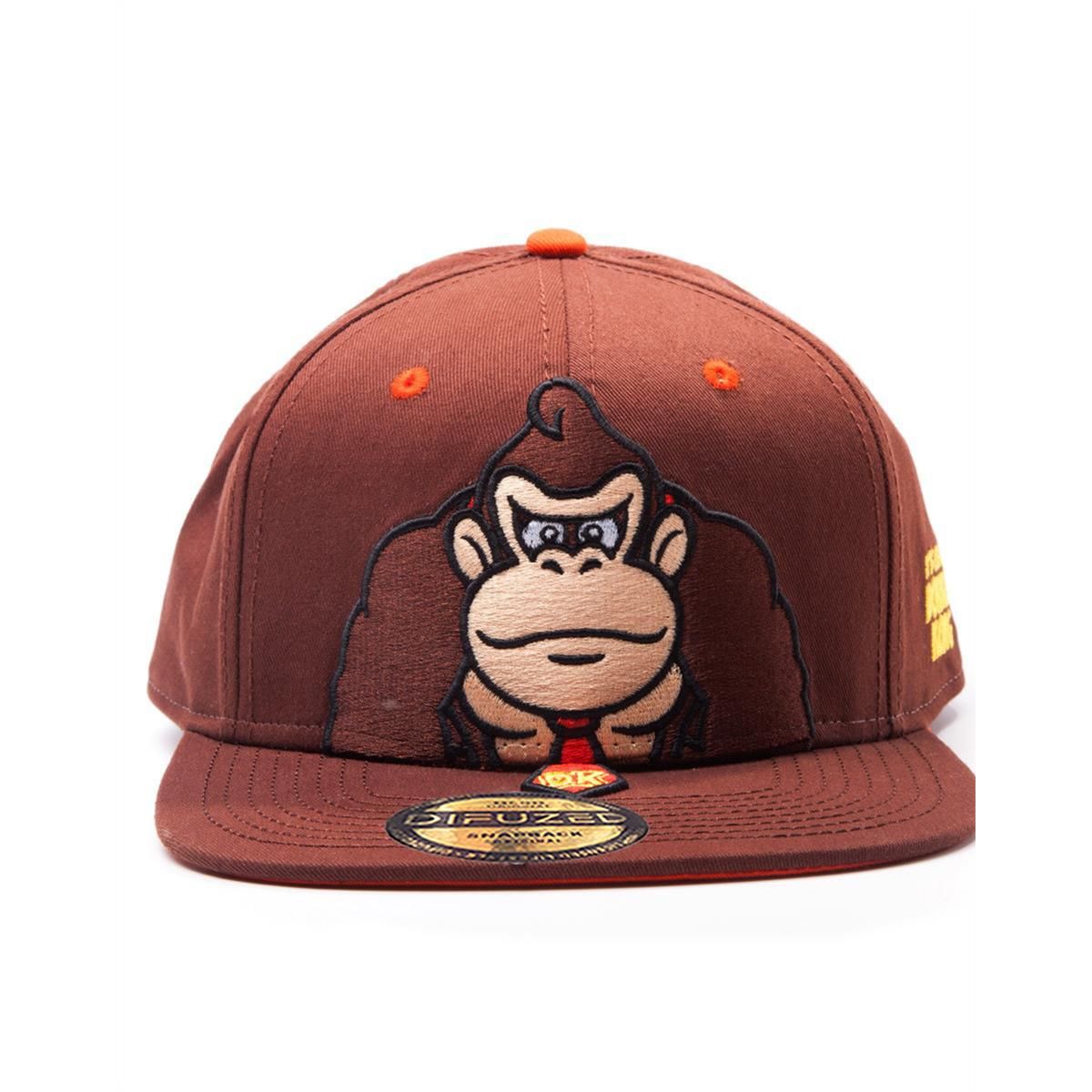 Nintendo Donkey Kong Snapback Cap Brown