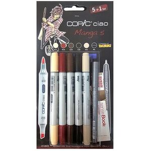 Copic Ciao Refillable Markers 5+1 - Manga 5 (Set of 6)