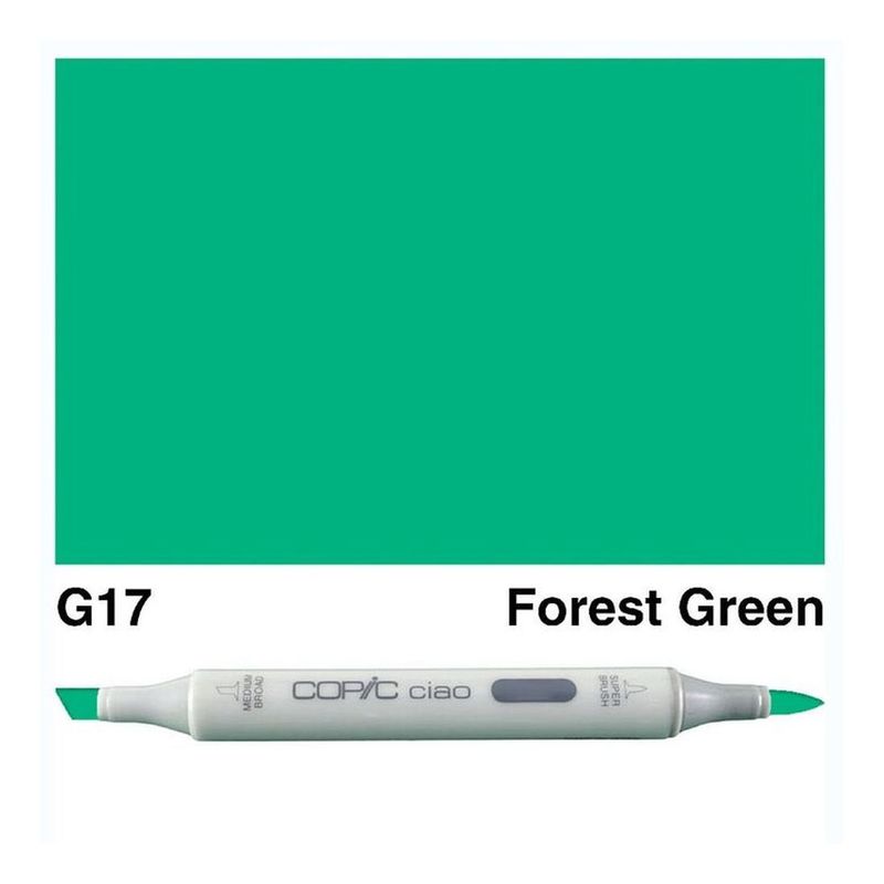 Copic Ciao Refillable Marker - G17 Forest Green