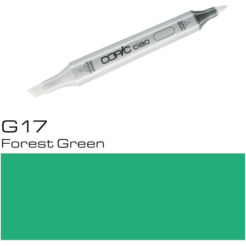 Copic Ciao Refillable Marker - G17 Forest Green