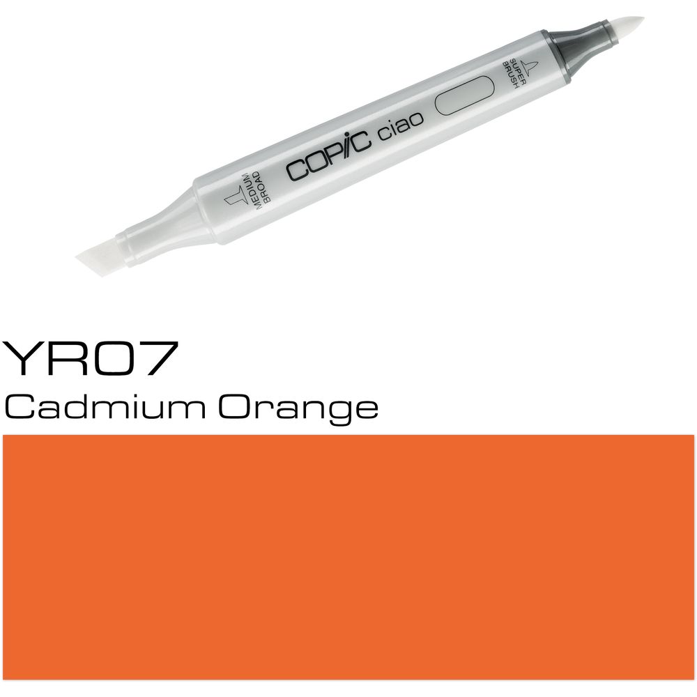 Copic Ciao Refillable Marker - YR07 Cadmium Orange