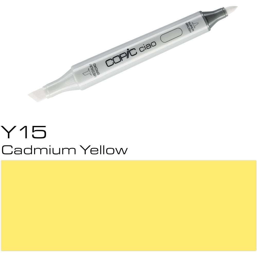 Copic Ciao Refillable Marker - Y15 Cadmium Yellow